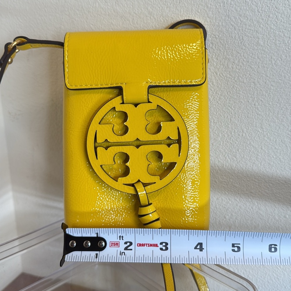 NWOT Tory Burch Yellow Leather Wallet